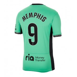 Atletico Madrid Memphis Depay #9 Replica Third Stadium Shirt 2023-24 Short Sleeve